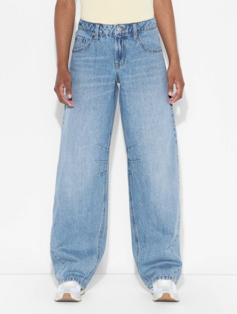 🚨NEW WILD FABLE Mid Rise Barrel Jean Rigid Denim Size 4